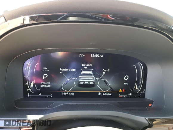 2024 Infiniti QX60 Luxe с VIN 5N1DL1FR6RC345884, выставлен на аукционе Copart как лот 45394685 с пробегом 7 497 миль миль и Списание • Salvage title. История ставок и продаж доступна на DreamBid. Изображение 9.
