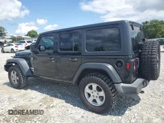 2018 Jeep Wrangler Unlimited Sport with VIN 1C4HJXDG8JW108185, listed as a Copart auction lot 58849745 with 65,097 mi miles and Salvage title. Bid and sale history available at DreamBid. Image 2.