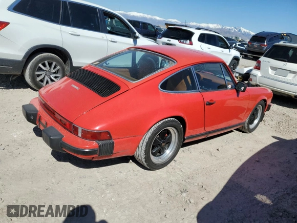 1977 Porsche 911 with VIN 9117200797, listed as a Copart auction lot 49103365 with 145,827 mi miles and Salvage title. Bid and sale history available at DreamBid. Image 3.