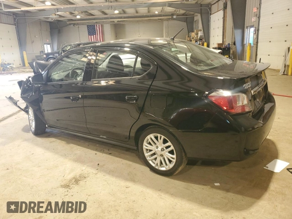 2021 Mitsubishi Mirage ES with VIN ML32FUFJ7MHF01625, listed as a Copart auction lot 49627245 with Not provided miles and Salvage title. Bid and sale history available at DreamBid. Image 2.