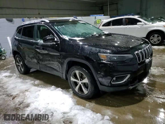 2019 Jeep Cherokee Limited with VIN 1C4PJMDX0KD395092, listed as a Copart auction lot 84026464 with 85,675 mi miles and Salvage title. Bid and sale history available at DreamBid. Image 12.