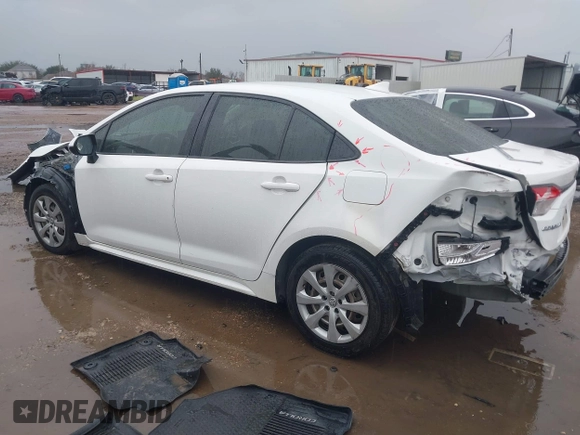 2020 Toyota Corolla LE with VIN JTDEPRAE9LJ097326, listed as a IAAI auction lot 41549785 with 155,892 mi miles. Bid and sale history available at carsss.com. Image 3.
