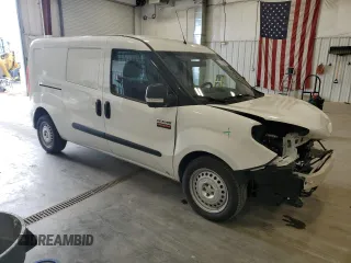 2022 Ram ProMaster City Cargo Tradesman with VIN ZFBHRFAB9N6W52697, listed as a Copart auction lot 66958114 with 91,313 mi miles and Salvage Title. Bid and sale history available at DreamBid. Image 4.