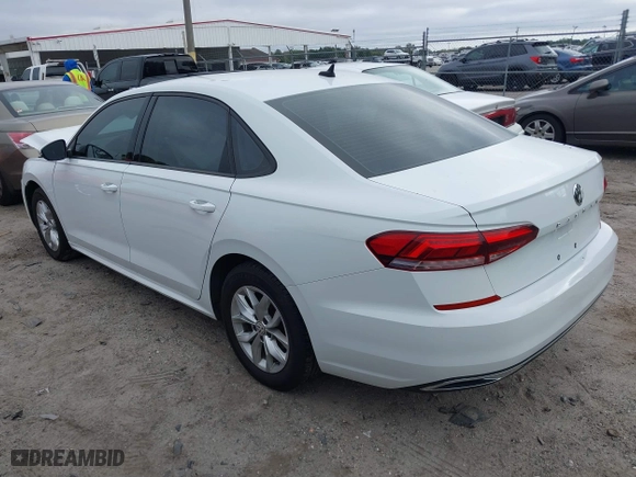 2020 Volkswagen Passat 2.0T S with VIN 1VWAA7A35LC004838, listed as a IAAI auction lot 41184897 with 68,628 mi miles. Bid and sale history available at carsss.com. Image 3.