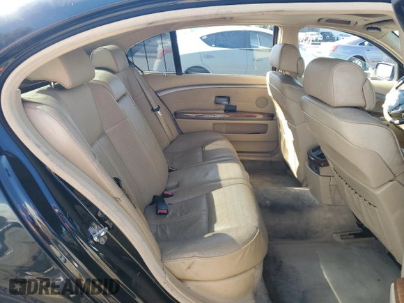2003 BMW 7 Series 745Li with VIN WBAGN63413DR12213, listed as a Copart auction lot 72643284 with 186,506 mi miles and Salvage Title. Bid and sale history available at carsss.com. Image 11.
