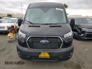 2024 Ford Transit Cargo with VIN 1FTBR1C86RKA98779, listed as a Copart auction lot 70473944 with 35 mi miles and Salvage Title. Bid and sale history available at DreamBid. Image 5.