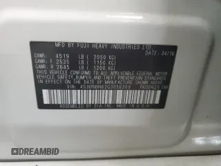 2016 Subaru Legacy Limited with VIN 4S3BNBN62G3056209, listed as a Copart auction lot 60405035 with 129,832 mi miles and Salvage title. Bid and sale history available at DreamBid. Image 12.