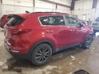 2020 Kia Sportage S with VIN KNDP6CAC1L7697410, listed as a Copart auction lot 52298895 with 60,900 mi miles and Salvage Title. Bid and sale history available at carsss.com. Image 3.