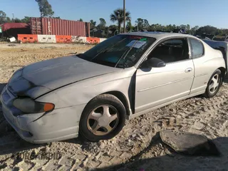 2004 Chevrolet Monte Carlo SS with VIN 2G1WX12K749295984, listed as a IAAI auction lot 35561007 with 1 mi miles. Bid and sale history available at carsss.com. Image 2.