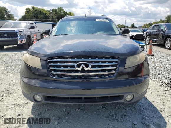 2007 Infiniti FX with VIN JNRAS08W27X203660, listed as a Copart auction lot 68220074 with 188,960 mi miles and Salvage Title. Bid and sale history available at DreamBid. Image 5.