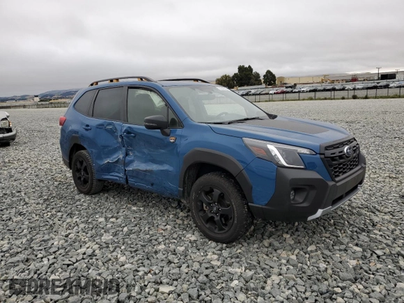 2023 Subaru Forester Wilderness with VIN JF2SKAMC5PH410254, listed as a Copart auction lot 62316355 with 22,062 mi miles and Salvage title. Bid and sale history available at DreamBid. Image 4.