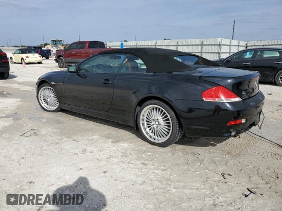 2007 BMW 6 Series 650i z VIN WBAEK13547CN83126, wystawiony jako Copart lot #42952175 z przebiegiem 95 944 mil mil oraz Nie do naprawy • Non repairable. Historia ofert i sprzedaży dostępna na DreamBid. Obrazek 2.