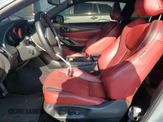 2021 Infiniti Q60 Red Sport 400 with VIN JN1FV7LL7MM560206, listed as a Copart auction lot 69141254 with 27,365 mi miles and Salvage title. Bid and sale history available at DreamBid. Image 7.