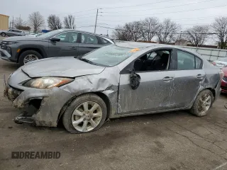 2011 Mazda 3 i Touring with VIN JM1BL1VF6B1405635, listed as a Copart auction lot 46594255 with 124,211 mi miles and Salvage title. Bid and sale history available at DreamBid. Image 1.