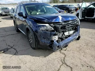 2022 Nissan Pathfinder Platinum with VIN 5N1DR3DK2NC219080, listed as a Copart auction lot 45295135 with 47,830 mi miles and Salvage Title. Bid and sale history available at carsss.com. Image 11.