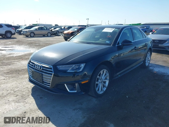 2019 Audi A4 Premium z VIN WAUDNAF40KA024392, wystawiony jako IAAI lot #41045566 z przebiegiem 56 419 mil mil oraz . Historia ofert i sprzedaży dostępna na DreamBid. Obrazek 19.
