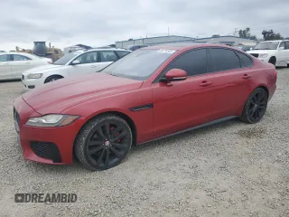2018 Jaguar XF with VIN SAJBG4FV8JCY69204, listed as a Copart auction lot 50270335 with 45,243 mi miles and Salvage Title. Bid and sale history available at DreamBid. Image 1.