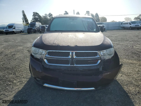 2012 Dodge Durango Crew with VIN 1C4RDJDGXCC337061, listed as a Copart auction lot 51858715 with 154,950 mi miles and Salvage Title. Bid and sale history available at carsss.com. Image 5.