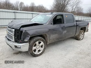 2015 Chevrolet Silverado 1500 LT with VIN 3GCPCREC1FG510374, listed as a Copart auction lot 43978375 with 50,945 mi miles and Salvage Title. Bid and sale history available at DreamBid. Image 1.