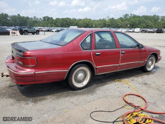1995 Chevrolet Caprice Classic with VIN 1G1BL52W0SR107250, listed as a Copart auction lot 66745644 with 82,423 mi miles and Salvage Title. Bid and sale history available at carsss.com. Image 3.