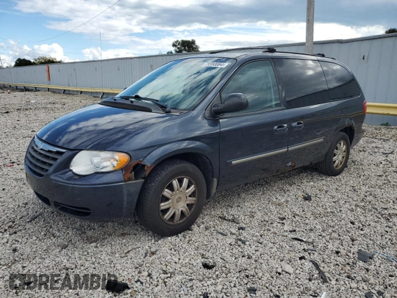2007 Chrysler Town & Country LWB Touring with VIN 2A4GP54L27R262611, listed as a Copart auction lot 75550064 with 192,608 mi miles and Clean Title. Bid and sale history available at carsss.com. Image 1.