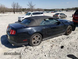 2012 Ford Mustang V6 with VIN 1ZVBP8EM1C5212795, listed as a Copart auction lot 49974445 with 105,197 mi miles and Salvage Title. Bid and sale history available at carsss.com. Image 3.