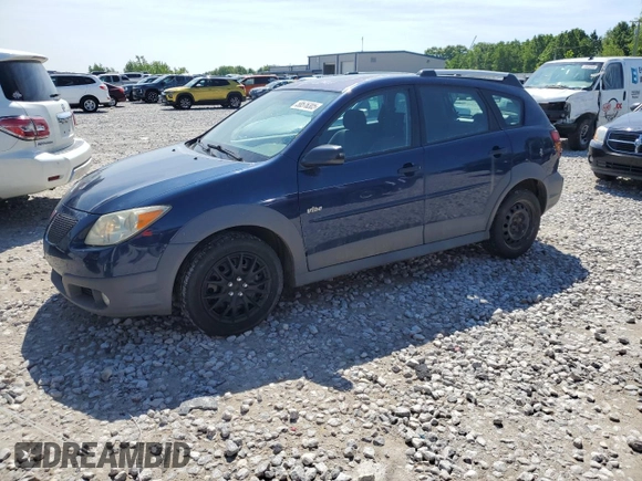 2005 Pontiac Vibe with VIN 5Y2SM638X5Z453837, listed as a Copart auction lot 58576305 with 177,422 mi miles and Clean title. Bid and sale history available at DreamBid. Image 1.