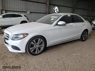 2015 Mercedes-Benz C-Class C 300 with VIN 55SWF4JB6FU082258, listed as a Copart auction lot 83518404 with 122,865 mi miles and Salvage Title. Bid and sale history available at carsss.com. Image 1.