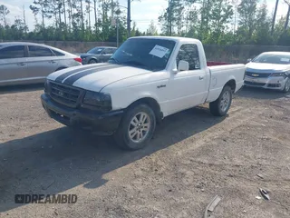 2001 Ford Ranger XL with VIN 1FTYR10D81TA74722, listed as a IAAI auction lot 42036853 with 167,011 mi miles. Bid and sale history available at carsss.com. Image 2.