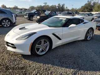 2017 Chevrolet Corvette 3LT with VIN 1G1YF2D77H5101239, listed as a Copart auction lot 81908564 with 0 mi miles and Salvage Title. Bid and sale history available at carsss.com. Image 1.