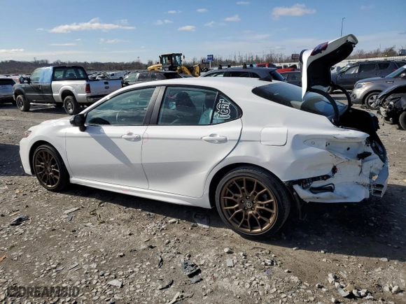 2023 Toyota Camry SE with VIN 4T1G11AK0PU133017, listed as a Copart auction lot 49676795 with 30,653 mi miles and Salvage Title. Bid and sale history available at carsss.com. Image 2.