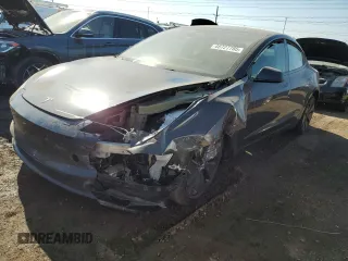 2024 Tesla Model 3 Long Range with VIN 5YJ3E1EB4RF793879, listed as a Copart auction lot 48727785 with 11,739 mi miles and Salvage Title. Bid and sale history available at DreamBid. Image 1.