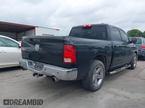 2010 Dodge 1500 SLT with VIN 1D7RB1CT1AS104246, listed as a IAAI auction lot 42141463 with 180,866 mi miles and . Bid and sale history available at carsss.com. Image 4.
