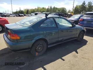 1998 Honda Civic DX with VIN 1HGEJ6224WL042927, listed as a Copart auction lot 68865194 with 117,624 mi miles and Non Repairable. Bid and sale history available at DreamBid. Image 3.