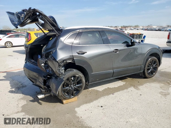 2023 Mazda CX-30 Premium Plus with VIN 3MVDMBEY6PM500458, listed as a Copart auction lot 50549475 with 21,900 mi miles and Salvage title. Bid and sale history available at DreamBid. Image 3.