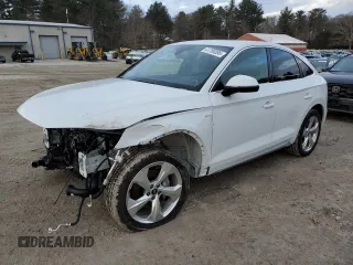 2024 Audi Q5 Sportback S line Premium с VIN WA14AAFY3R2106861, выставлен на аукционе Copart как лот 41789285 с пробегом 1 410 миль миль и Списание • Salvage title. История ставок и продаж доступна на DreamBid. Изображение 1.