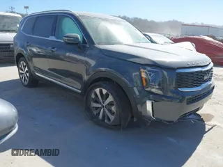 2022 Kia Telluride S with VIN 5XYP6DHC6NG236642, listed as a IAAI auction lot 41696702 with 63,505 mi miles and . Bid and sale history available at carsss.com. Image 1.