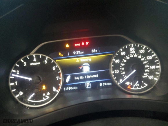 2016 Nissan Murano S with VIN 5N1AZ2MH6GN112560, listed as a Copart auction lot 72698994 with 81,950 mi miles and Salvage Title. Bid and sale history available at carsss.com. Image 9.