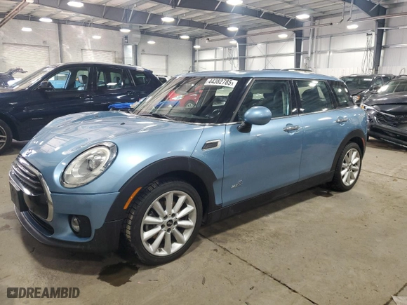 2017 MINI Clubman Cooper with VIN WMWLU1C55H2C41566, listed as a Copart auction lot 44382785 with NaN miles and Salvage Title. Bid and sale history available at carsss.com. Image 1.