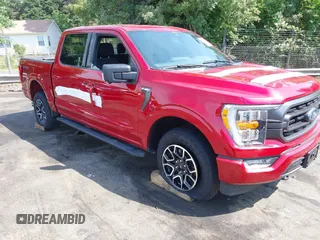 2022 Ford F-150 XL with VIN 1FTFW1E56NKE44269, listed as a IAAI auction lot 42160435 with 45,518 mi miles and . Bid and sale history available at DreamBid. Image 1.