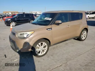 2014 Kia Soul + with VIN KNDJP3A51E7060881, listed as a Copart auction lot 49647825 with 112,908 mi miles and Salvage Title. Bid and sale history available at carsss.com. Image 1.