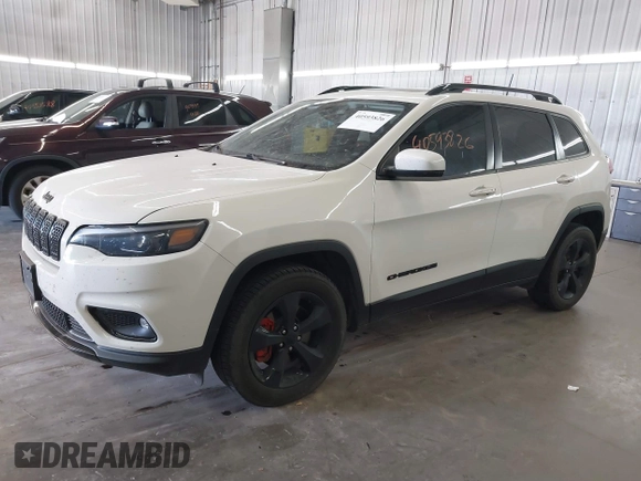 2019 Jeep Cherokee Latitude Plus with VIN 1C4PJMLBXKD294213, listed as a IAAI auction lot 40593826 with 107,332 mi miles. Bid and sale history available at carsss.com. Image 18.