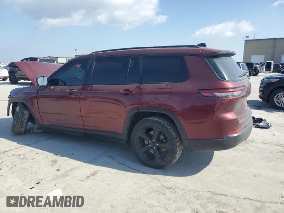 2023 Jeep Grand Cherokee Laredo z VIN 1C4RJJAGXP8879881, wystawiony jako Copart lot #49110065 z przebiegiem 73 459 mil mil oraz Szkoda całkowita • Salvage title. Historia ofert i sprzedaży dostępna na DreamBid. Obrazek 2.