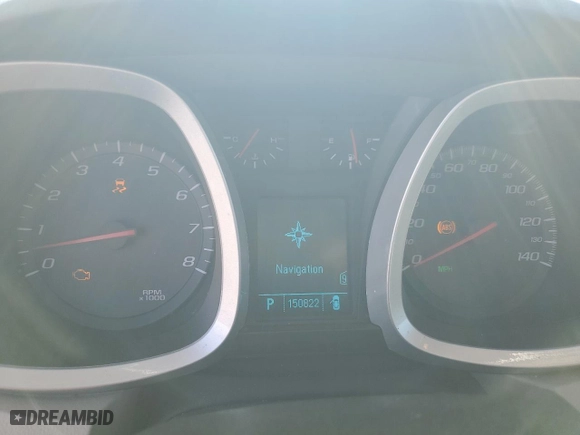 2011 Chevrolet Equinox LT w/2LT with VIN 2CNFLPE55B6422981, listed as a Copart auction lot 50316025 with 150,822 mi miles and Salvage Title. Bid and sale history available at carsss.com. Image 9.