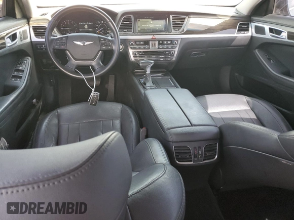 2018 Genesis G80 3.8L z VIN KMHGN4JE1JU265162, wystawiony jako Copart lot #54586385 z przebiegiem 142 247 mil mil oraz Tytuł czysty. Historia ofert i sprzedaży dostępna na DreamBid. Obrazek 8.