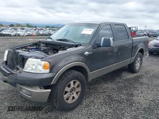 2005 Ford F-150 XLT with VIN 1FTPW12555KE71004, listed as a IAAI auction lot 42023000 with 185,051 mi miles. Bid and sale history available at carsss.com. Image 2.