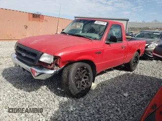 1999 Ford Ranger XL with VIN 1FTYR10V2XUA02653, listed as a Copart auction lot 45422715 with 183,456 mi miles and Salvage Title. Bid and sale history available at carsss.com. Image 1.