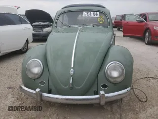 1957 Volkswagen Beetle with VIN 1308207, listed as a Copart auction lot 75331194 with 64,862 mi miles and Non Repairable. Bid and sale history available at DreamBid. Image 5.