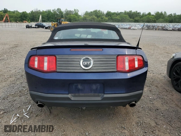 2010 Ford Mustang GT with VIN 1ZVBP8FH7A5119858, listed as a Copart auction lot 60839275 with 118,520 mi miles and Salvage title. Bid and sale history available at DreamBid. Image 6.