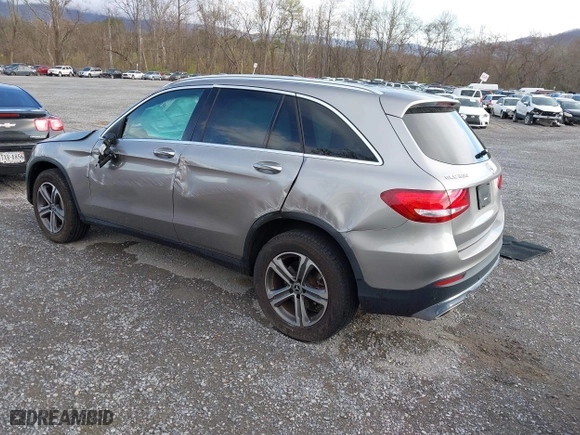 2019 Mercedes-Benz GLC with VIN WDC0G4JB2KV175112, listed as a IAAI auction lot 41909488 with 44,658 mi miles. Bid and sale history available at carsss.com. Image 3.